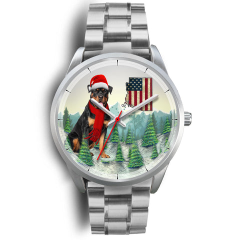 Rottweiler Dog Arizona Christmas Special Wrist Watch