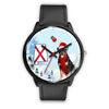Rottweiler Dog Alabama Christmas Special Wrist Watch