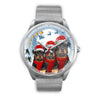 Cute Rottweiler Christmas Special Wrist Watch