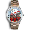 Cute Rottweiler Christmas Special Wrist Watch