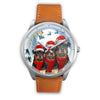 Cute Rottweiler Christmas Special Wrist Watch