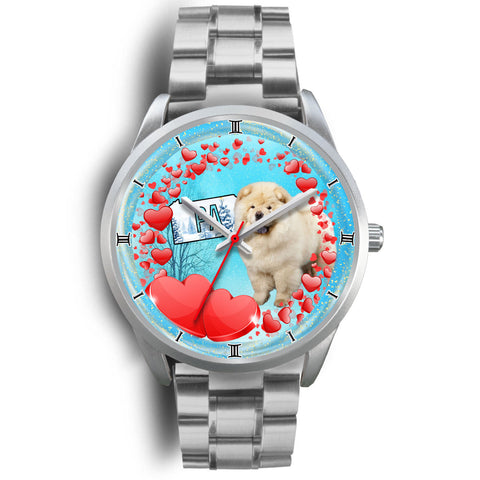 Cheerful Chow Chow Dog Pennsylvania Christmas Special Wrist Watch