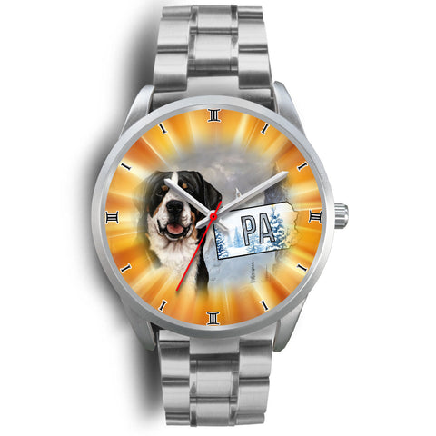 Greater Swiss Mountain Dog Pennsylvania Christmas Special Wrist Watch