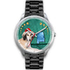 Saluki Dog Alabama Christmas Special Wrist Watch