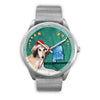 Saluki Dog Alabama Christmas Special Wrist Watch