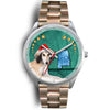 Saluki Dog Alabama Christmas Special Wrist Watch