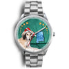 Saluki Dog Alabama Christmas Special Wrist Watch