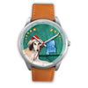 Saluki Dog Alabama Christmas Special Wrist Watch