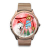 Samoyed Dog Alabama Christmas Special Wrist Watch