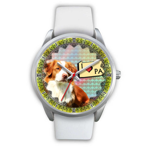 Nova Scotia Duck Tolling Retriever Pennsylvania Christmas Special Wrist Watch