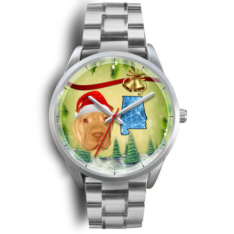 Shar Pei Alabama Christmas Special Wrist Watch