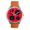 German Shepherd On Red New Jersey Christmas Special Wrist Watch