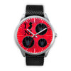 German Shepherd On Red New Jersey Christmas Special Wrist Watch