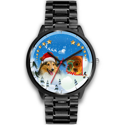 Shetland Sheepdog Arizona Christmas Special Wrist Watch