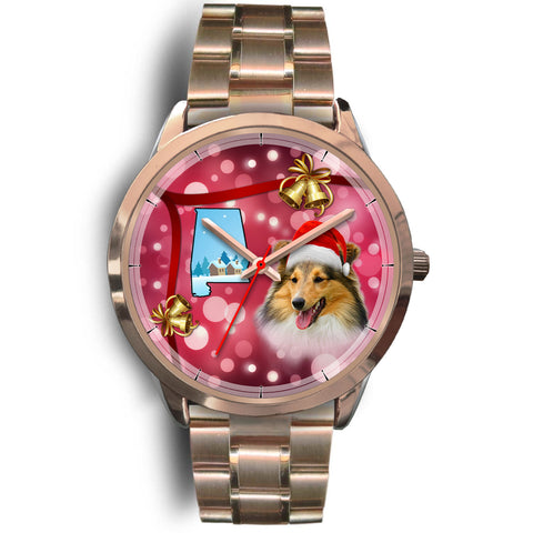 Shetland Sheepdog Alabama Christmas Special Wrist Watch