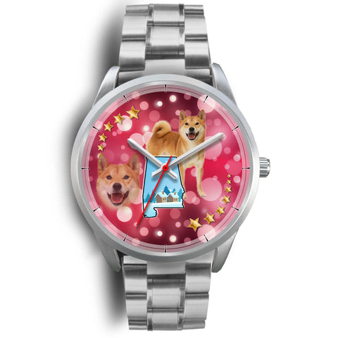 Shiba Inu Alabama Christmas Special Wrist Watch