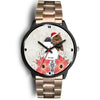 Maine Coon Cat Georgia Christmas Special Wrist Watch