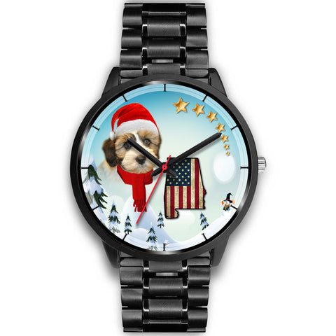 Shih Tzu Alabama Christmas Special Wrist Watch