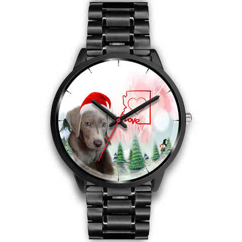 Weimaraner Dog Arizona Christmas Special Wrist Watch