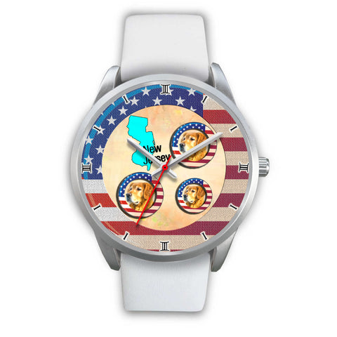 Golden Retriever Dog New Jersey Christmas Special Wrist Watch