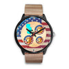 Cheerful Golden Retriever Dog New Jersey Christmas Special Wrist Watch