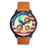 Cheerful Golden Retriever Dog New Jersey Christmas Special Wrist Watch