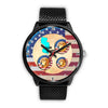 Cheerful Golden Retriever Dog New Jersey Christmas Special Wrist Watch