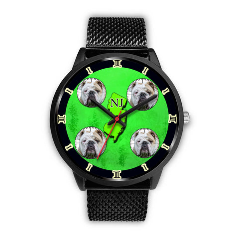Amazing Bulldog New Jersey Christmas Special Wrist Watch