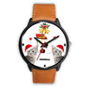 Egyptian Mau Cat Georgia Christmas Special Wrist Watch