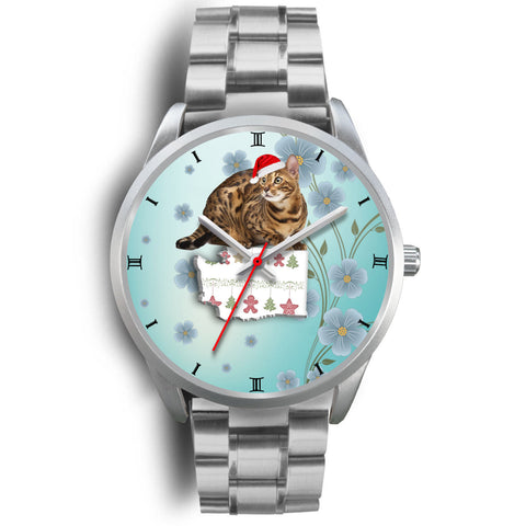 Bengal Cat Washington Christmas Special Wrist Watch