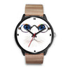 Cute Cat Blue Eyes Print Christmas Special Wrist Watch