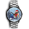 Cute Bulldog Alabama Christmas Special Wrist Watch