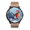 Cute Bulldog Alabama Christmas Special Wrist Watch