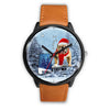 Cute Bulldog Alabama Christmas Special Wrist Watch