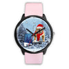 Cute Bulldog Alabama Christmas Special Wrist Watch