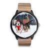 Alaskan Malamute Dog Alabama Christmas Special Wrist Watch