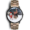 Alaskan Malamute Dog Alabama Christmas Special Wrist Watch