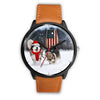 Alaskan Malamute Dog Alabama Christmas Special Wrist Watch