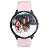 Alaskan Malamute Dog Alabama Christmas Special Wrist Watch