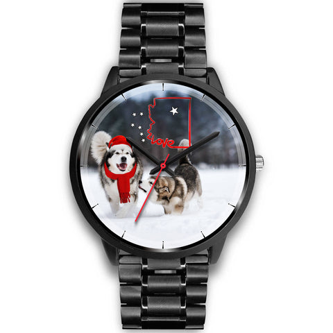 Alaskan Malmute Arizona Christmas Special Wrist Watch