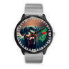 Rottweiler Dog Art New Jersey Christmas Special Wrist Watch