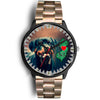 Rottweiler Dog Art New Jersey Christmas Special Wrist Watch