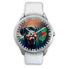 Amazing Rottweiler Dog Art New Jersey Christmas Special Wrist Watch