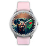 Amazing Rottweiler Dog Art New Jersey Christmas Special Wrist Watch