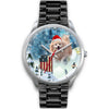 Pomeranian Dog Arizona Christmas Special Wrist Watch