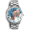 Pomeranian Dog Arizona Christmas Special Wrist Watch