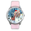 Pomeranian Dog Arizona Christmas Special Wrist Watch