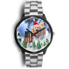 Pomeranian Dog Alabama Christmas Special Wrist Watch