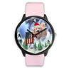 Pomeranian Dog Alabama Christmas Special Wrist Watch