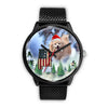 Pomeranian Dog Alabama Christmas Special Wrist Watch